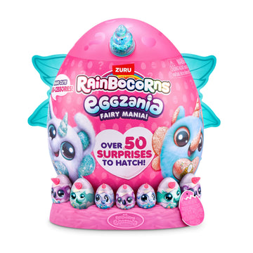 Eggzania Fairy Mania (Elephant) By Zuru, Plush Toy, Collectible Plush, Surprise Eggs, Wearable Accessories, Slime, Toys For Girls