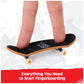 Tech Deck, Ultra Dlx Fingerboard 4-Pack, Real Skateboards, Collectible And Customizable Mini Skateboards, Kids Toys For Ages 6 And Up