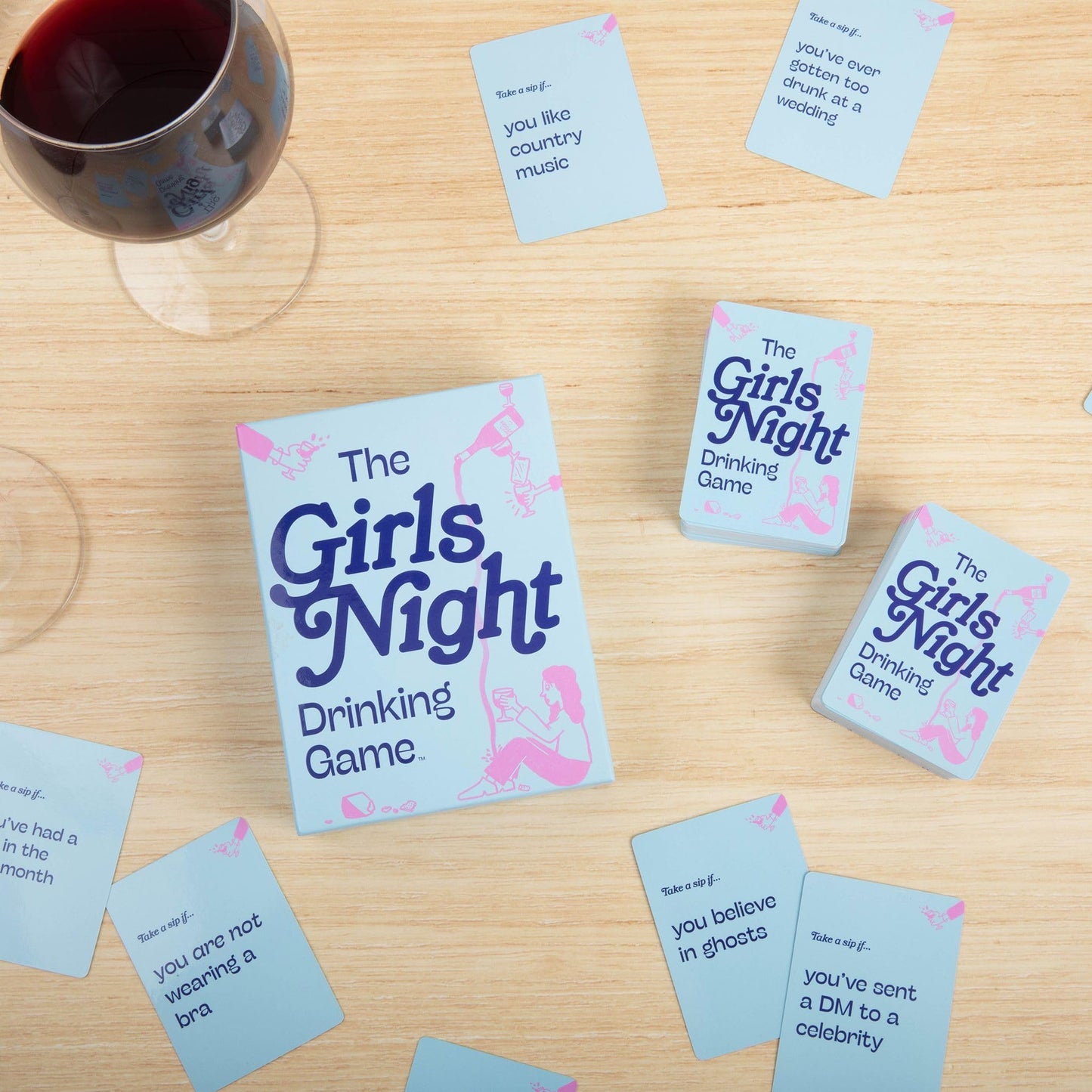The Girls Night Drinking Game [Girls Night Out, Girls Card Game, Bachelorette Party Games, Girls Game Night for Big Groups, Part