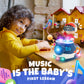 Musical Toys For Baby 6-18 Months, Infant Tummy Time Toy For Toddler, Baby Crawling Toys Development Early Educational Kids Dj B