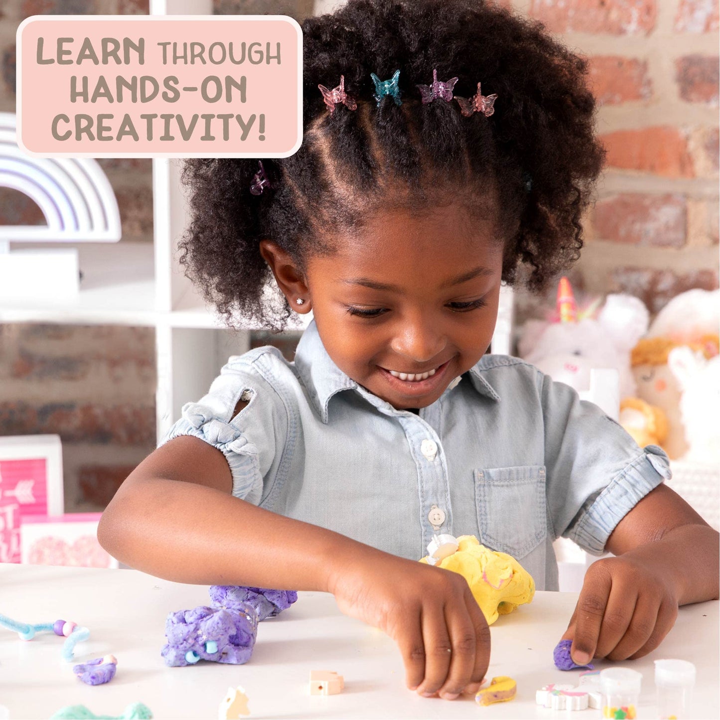 Story Magic Rainbow Unicorn Sensory Play Set - Tactile Activities for Kids Ages 4-8, Medium, Multi, Model 218897A, Plastic