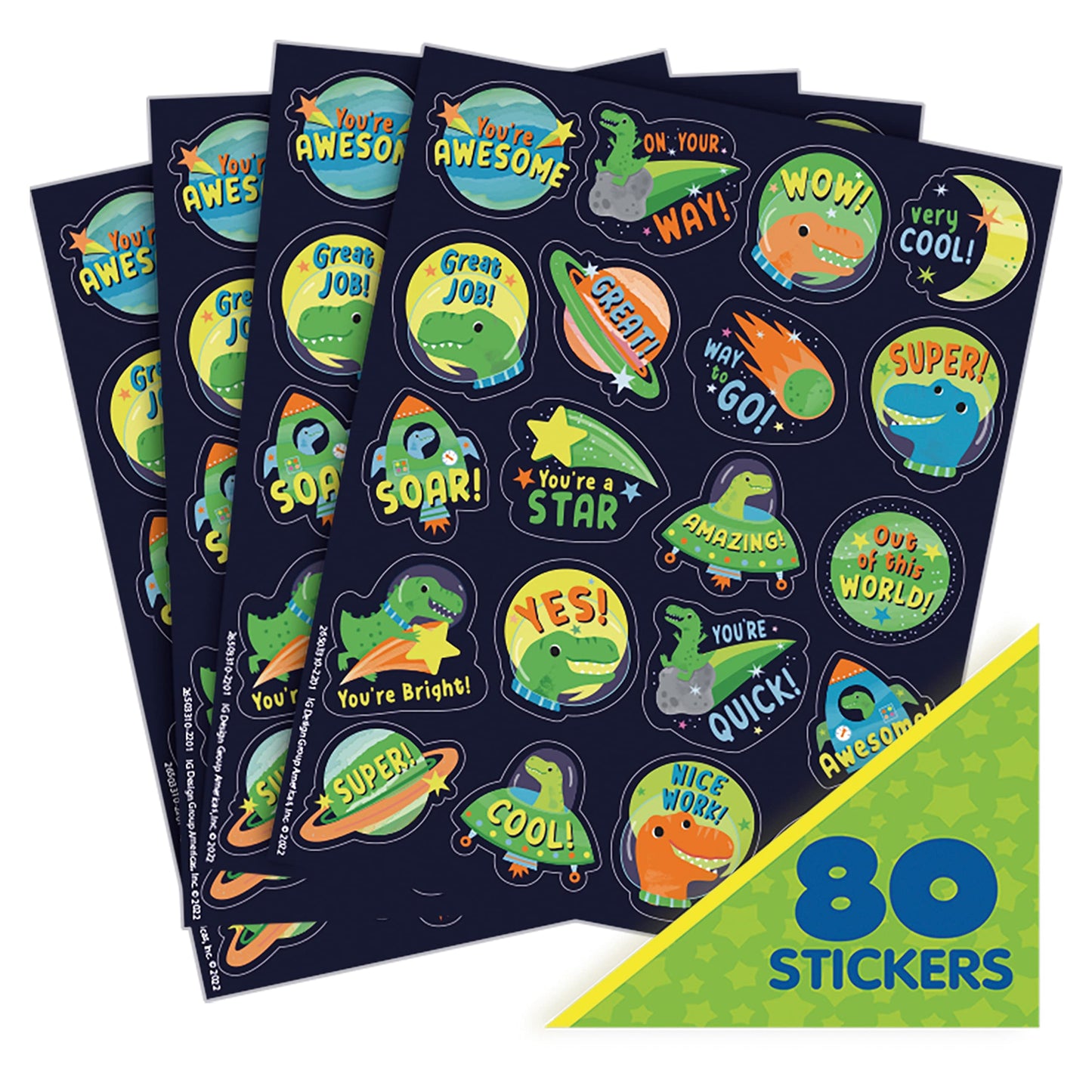 DINOSAUR BREATH SCENT STICKRS 80/PK