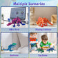 3D Printed Dinosaur  3D Printed Animals Dragon Fidget Toy mature-themed Desk  Poseable Dino Skeletons with Articulated Joints  Easter Basket Stuffers  Home Decor  Stress Relief Toy for Autism (Triceratops)