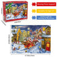 Huadada Jigsaw Puzzles For Adults 1000 Piece Jigsaw Puzzles For Adults Challenging Game (Christmas Elk)