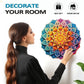Mandala Puzzles For Adults, 300 Piece Puzzles For Adults-Mandala Kaleidoscope(L, 13.3 * 13.3In), Unique Round Jigsaw Puzzles, Cr