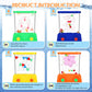 16Pcs Handheld Water Game Arcade Water Ring Toss Water Tables for Beach Toy Party Favor Fun Game Entertainment, Without Water (O