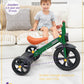 KRIDDO Kids Tricycles Age 2 Years to 5 Years, 12 Inch Puncture Free Rubber Wheel w Front Light, Adjustable Seat Height, Gift Tod