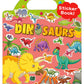 Benresive Reusable Sticker Book For Toddlers 2-4 Years, Fun Travel Stickers For Kids, Waterproof Sticker Books For Toddlers 1-3, Crafts Activities For Todddlers 1-3 2-4 3-5 - Dinosaurs