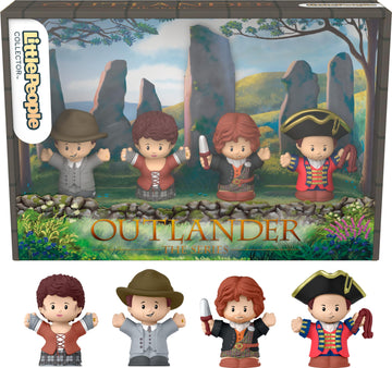 ?Little People Collector Outlander Tv Show Special Edition Set For Adults & Fans, 4 Figures In A Display Box