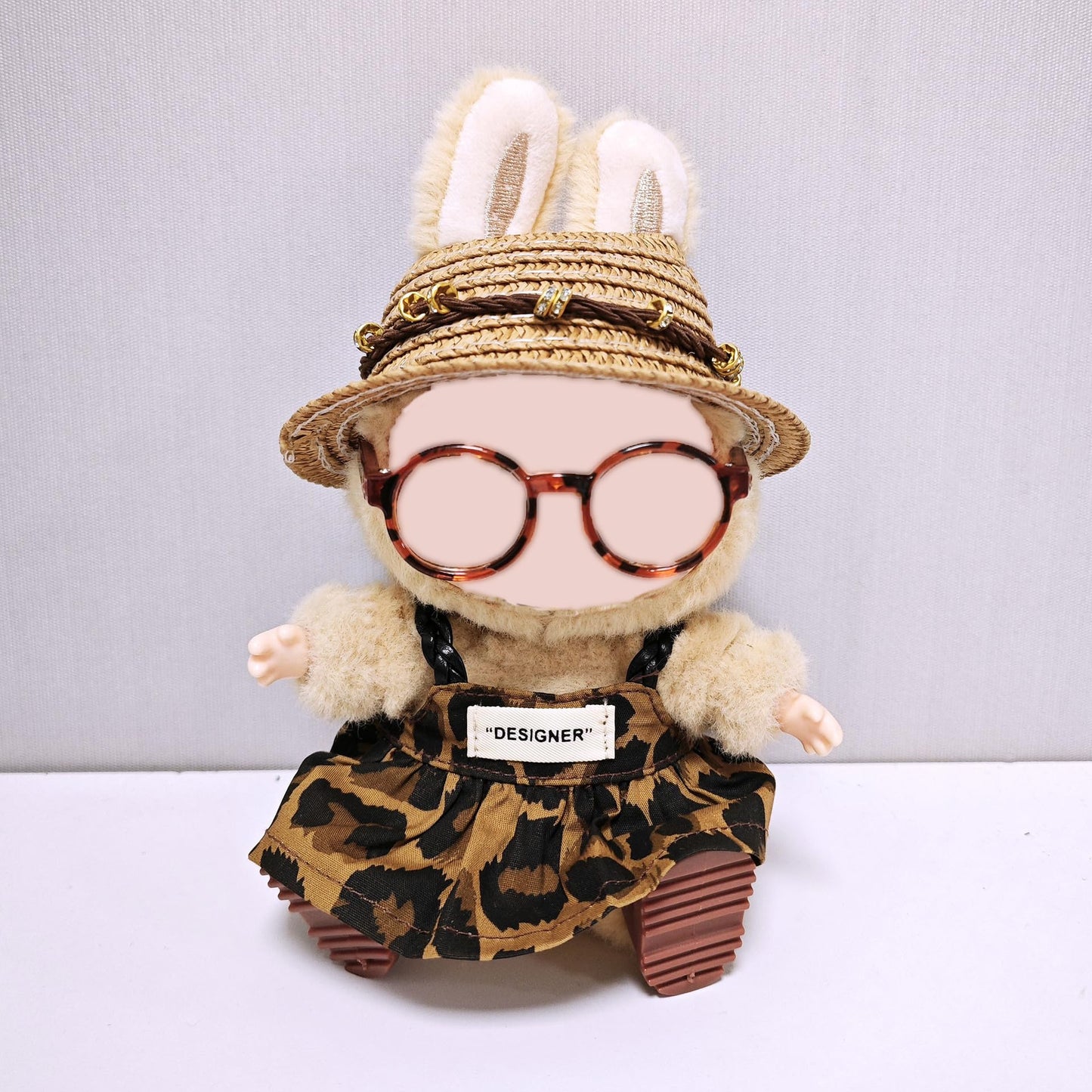 Clothes for Labubu  Handcrafted Set for 15cm/17cm Doll  enhanced Doll Outfit with Accessories  4 Piece Stylish Clothes for Labubu Accessories