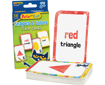 Teacher Created Resources Pete The Cat Shapes & Colors Flash Cards (Ep62067), Ors Flash Cards
