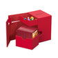Ultimate Guard Flip'N'Tray 133+, Deck Case For 133 Double-Sleeved Tcg Cards + Dice Tray, Red, Independent Magnetic Closure & Mic