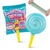 Oosh Slime Cotton Candy Color Mix Surprise By Zuru (Yellow Handle Blue Slime) Scented Fluffy, Soft And Stretchy Slime, Non-Stick Blue Lolipop And Yellow Handle
