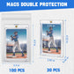 Dedc 30Ct Magnetic Card Holder With 100Pcs Team Bags One Touch Sleeves Card Protector Acrylic 35Pt Magnetic Card Holder For Trad