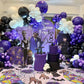 KALOR 12 Inch Metallic Purple Latex Balloons - 50 Pcs for Birthday, Baby Shower, Wedding Decorations