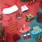 Jerify 24 Pcs Christmas Elf Doll Accessories Set Include Skirts White Bathrobe Plaid Sleeping Bag Fluffy Vest Scarf Stockings Eye Mask Glasses Kitchen Apron And Hat For Christmas Elf Doll Outfit