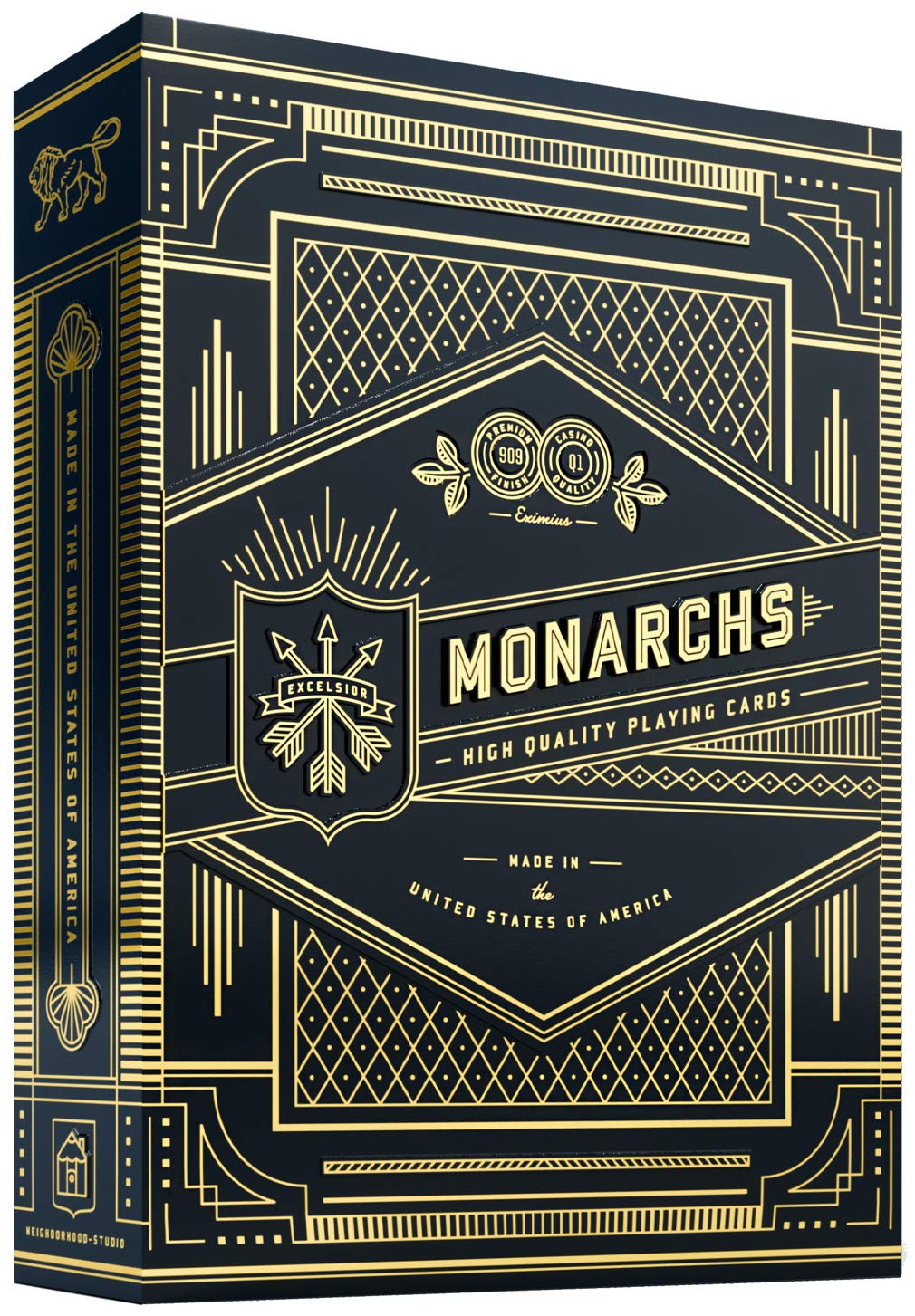 Monarch Playing Cards By Theory11 , Blue, 3.5 X 2.5-Inch