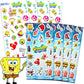 Spongebob Squarepants Stickers for Kids - Bundle Set with 100 Spongebob Stickers for Crafts, Party Favors, Scrapbooks, and More