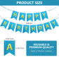 Clabby Happy Birthday Banner Shiny Happy Birthday Sign Happy Birthday Bunting With Shiny Letters For Birthday Party Decoration S
