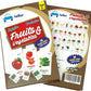 Funblast Fruits & Vegetables Flash Card, Pack Of 36 Double Sided Flash Card For Kids Multicolor