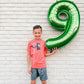 Green 9 Balloon, Number Balloons 40 Inch, 9Th Giant Birthday Decorations For Boys Girls,19Th 29Th Green Party Decorations Suppli