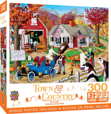MasterPieces 300 Piece EZ Grip Jigsaw Puzzle - Fall Finds - 18x24