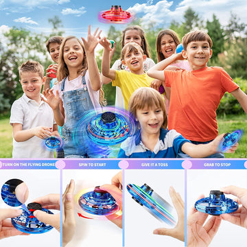Flying Spinner Mini Ufo Drone, Ifly Spinner Fly Ufo Flying Fidget Spinner, Ifly Hand Controlled Boomerang Drone Cool Stuff Toys