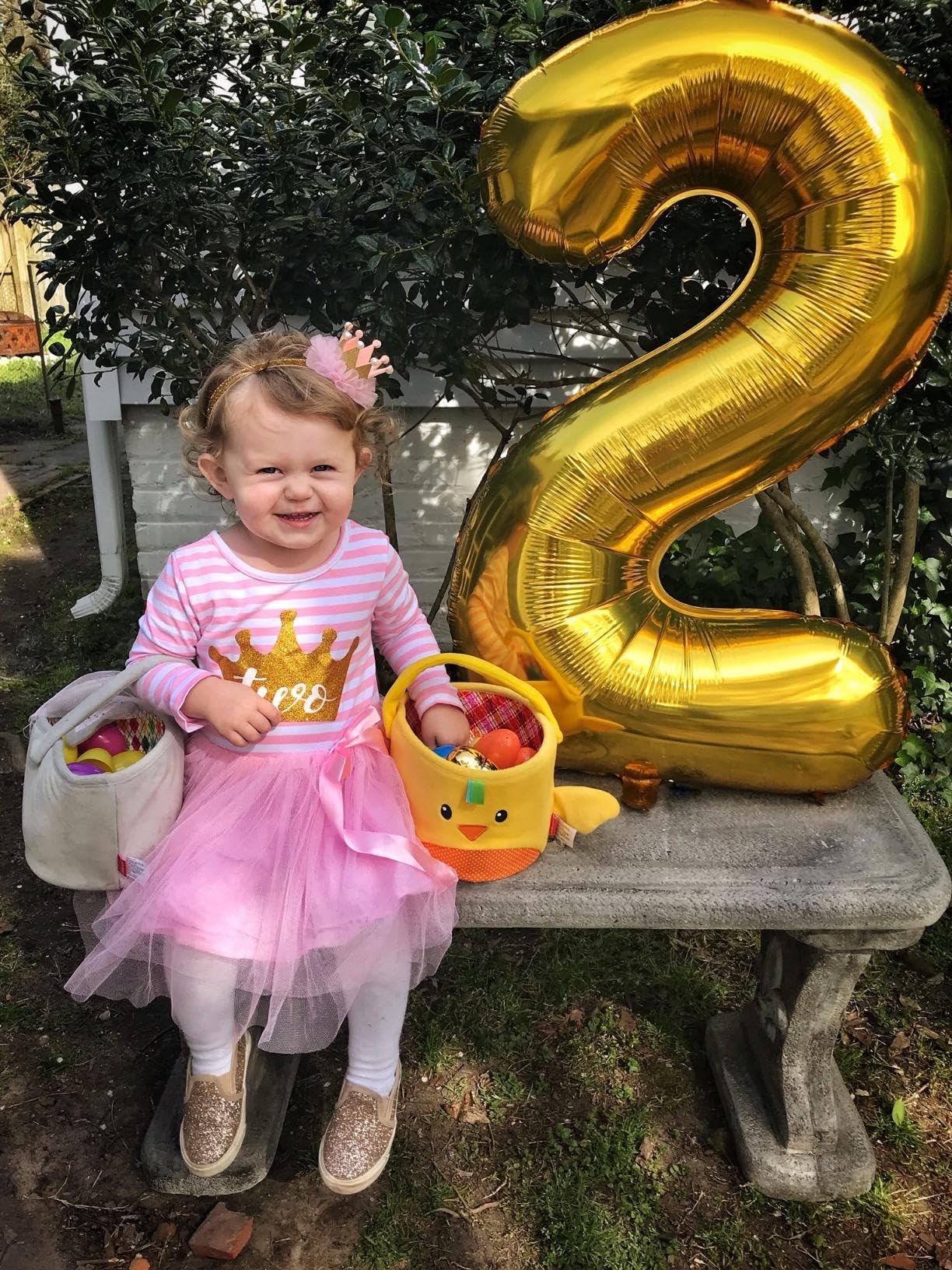 40 Inch Gold 16 Balloon Numbers, 16Th Birthday Decorations For Girl Boys, Number 16 61 Balloons, Large Foil Mylar Balloons For B