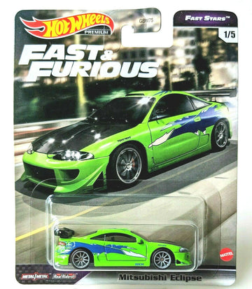 DieCast Hotwheels Mitsubishi Eclipse - 2021 Fast & Furious Fast Stars 1/5 [Green] 1:64 Scale Premium