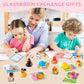 Anggiko 28 Pack Valentines Cards For Kids Classroom School With Valentines Rubber Ducks, Assorted Valentines Day Jeep Ducks Toys