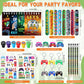 Spakon 113 Pcs Video Game Piata Video Game Birthday Party Supplies Piata Set 16 Mini Notebook 16 Pencil 16 Keychain 16 Silicone