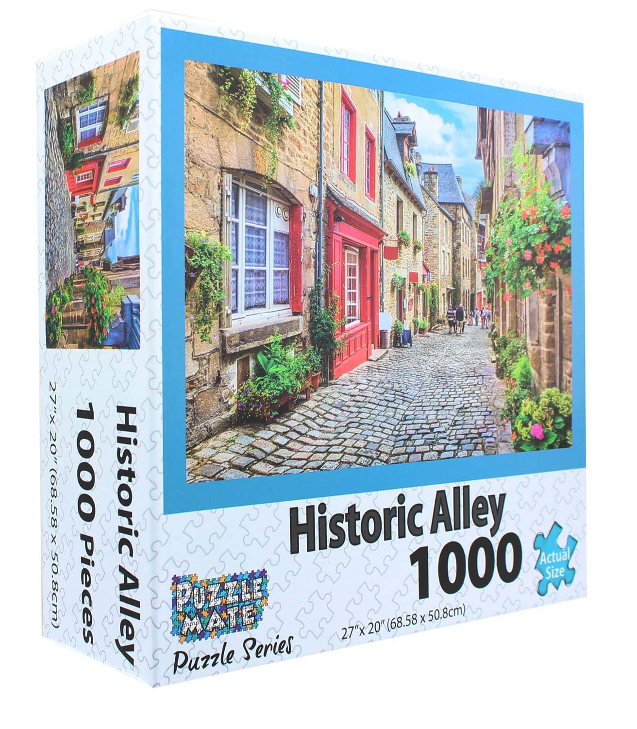 Puzzle Mate - Historic Alley - 1000 Piece Jigsaw Puzzle