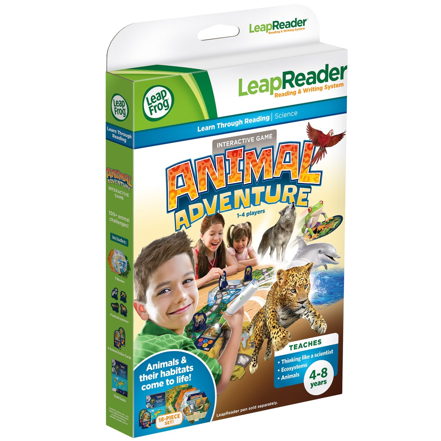 Leapfrog Leapreader Animal Adventure Interactive Board Game