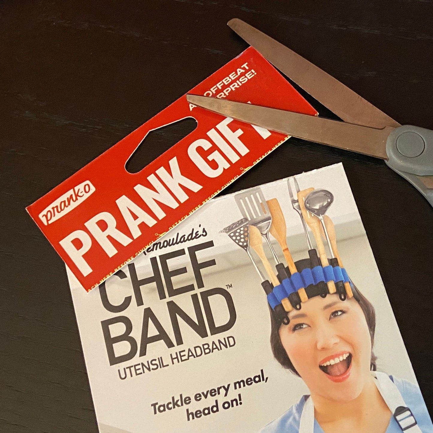 Prank-O Chef Band Prank Gift - Hilarious Gag Gift Idea For Comedy Lovers! Funny Wearable Chef Headband Gag Joke For Birthday, Stocking Stuffer, And More!