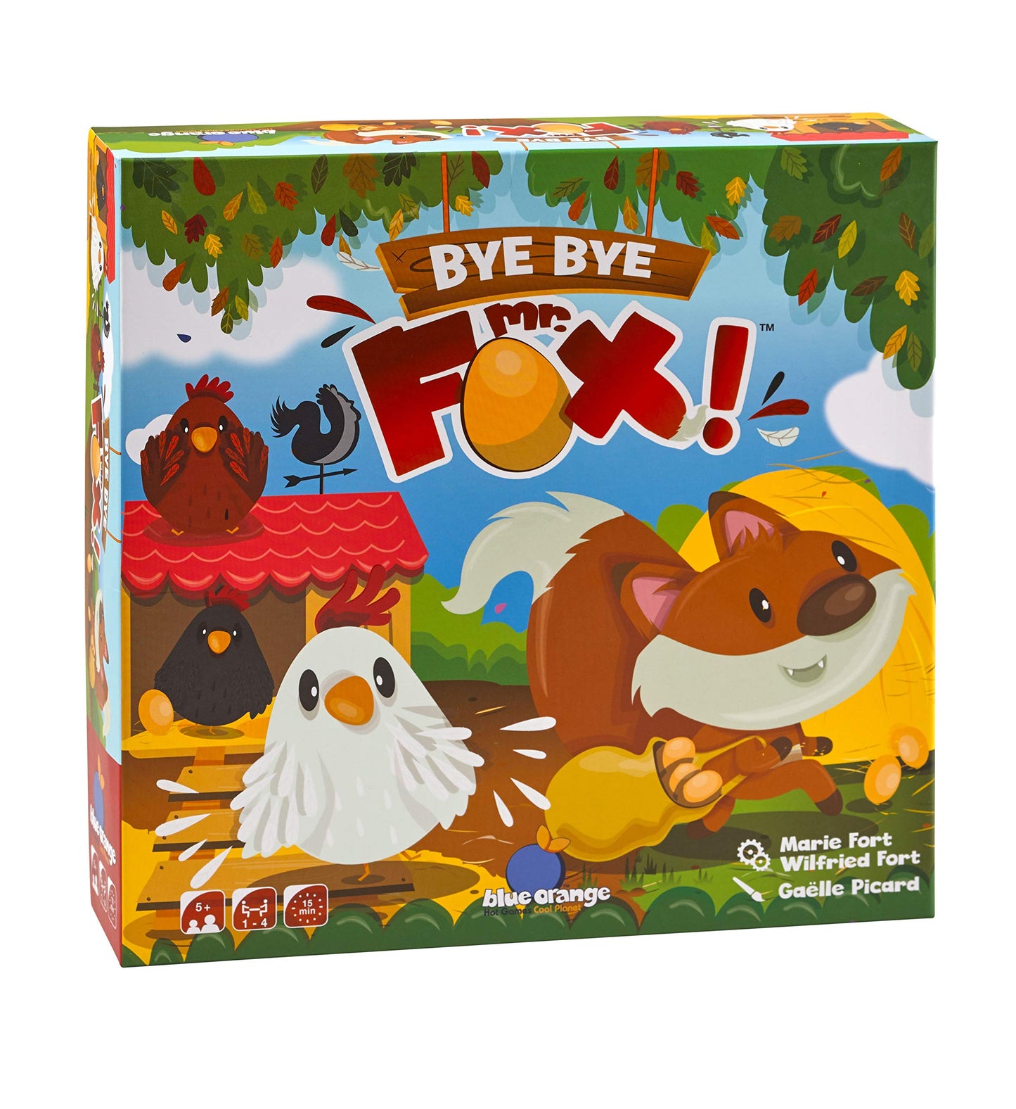 Blue Orange Games Bye Bye Mr.Fox- Cooperative Children’S Game For 1 To 4 Players. Recommended For Ages 5 And Up (09013)