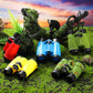 Jutom 25 Pack Binoculars for Kids 6+, Rubber, Red/Yellow/Camo/Green/Blue, with Compass & Neck String, Ideal for Camping & Adventure