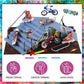 Civaner Fingerboard Skatepark Set 24 Pcs Mini Finger Toy With Finger Skateboards Ramp, Finger Bikes, Finger Scooter, Finger Skates For Skate Lovers Gift