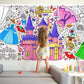 Gatherfun Princess Party Giant Coloring Poster - 31.5X 72 Inches - Versatile Classroom Wall D  Cor & Princess Birthday Activity