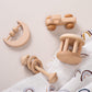 Wood Baby Rattle Personalizable Infant Rattle Sensory Development Wooden Toys Set