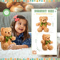 9 Pieces Cute Bear Stuffed Animals 10 Inch Soft Plush Stuffed Bears Toy Valentine‘S Day Gift Bulk With Bow Tie Kids Boys Girls Graduation Baby Shower Birthday Party Gift(Dark Brown, Golden, White)