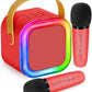 Mini Karaoke Machine For Kids,Girl Toys,Karaoke Microphone Wireless For Kids,Gifts For 4,5,6,7,8,9,10 Year Old Girl Toys (Red)