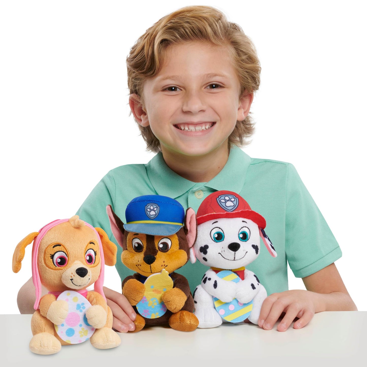 Just Play PAW Patrol Easter Plush Stuffed Animals 3-Pack, Small, Multicolor, Model 17276, Kids Toys for Ages 3 Up