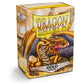 Dragon Shield | Standard Size Card Matte Sleeves | 100 CT - Smooth & Tough enhanced TCG Sleeves | Compatible with Pokemon  Flesh & Blood  One Piece & Magic The Gathering | Gold - Matte
