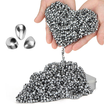 Gimobote Original 800+ Ferrite Putty Silver, Fidget Toy Ferrite Rocks For Stress Relief, Sensory Toy For Adults & Teens 14+, Fer