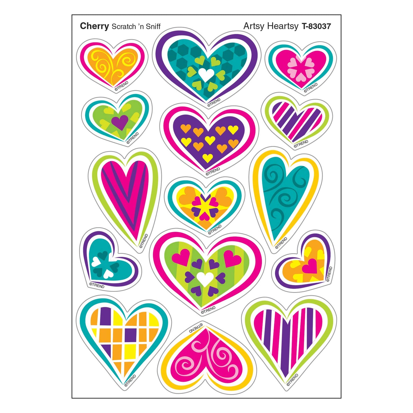 ARTSY HEARTSY/CHERRY SHAPES STINKY