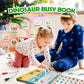 Easter Basket Stuffer Dinosaur Toys For Kids 3-5, My Preschool Busy Book Montessori Toys For 3 4 5 6 7 Year Old Boys Girls Preschool Learning Homeschool Activities Birthday Gifts For Kids Ages 2-4 5-7