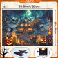 Heipiniuye Halloween Puzzles 120 Pieces Scary Skeleton Puzzle Halloween Jigsaw Puzzle For Kids Adults Halloween Party Decoration
