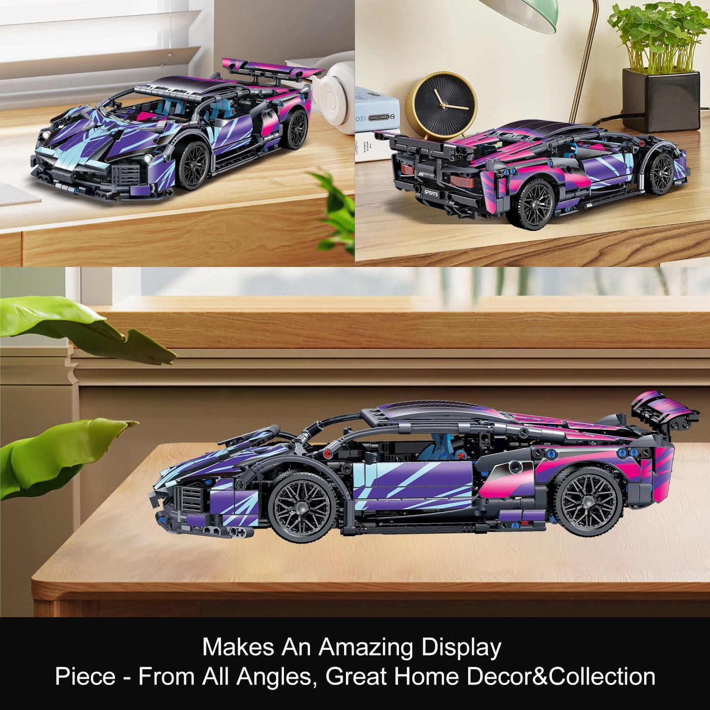 WINGIFT 1329 Piece Sports Car Building Blocks Toys Boys or mature-themeds Kits  1:14 Race Car Model Building Set  mature-themed Collectible Model Cars Set to Build  STEM Super Cars Sets for Boys Girls Age 6-12  8-14