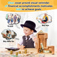 ELX Wooden Piggy Bank for Kids, Personalized Letter Piggy Bank, Safe & Durable Savings Box for Toddlers, Gift for Boys Girls (9'