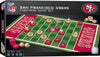 MasterPieces Family Game - NFL San Francisco 49ers Checkers - Officially Licensed Board Game for Kids & Adults, 13 x 21